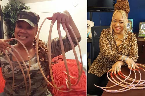 Dị nhân sở hữu bộ móng tay dài gần 1 mét