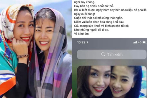 Ốc Thanh Vân gây xúc động với chia sẻ về Mai Phương sau gần 1 năm cố diễn viên qua đời