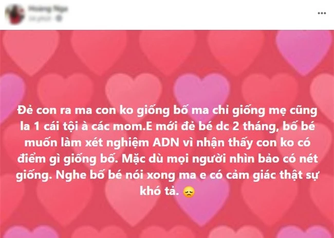 Thấy con mới sinh chỉ giống mẹ, chồng sợ &quot;đổ vỏ&quot; nên nằng nặc đòi xét nghiệm ADN, cô vợ liền được chị em mách nước cực rắn để &quot;trị&quot; gã đàn ông đa nghi - Ảnh 1.