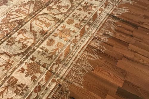 Kinh ngạc chiêm ngưỡng 'tấm thảm' trên sàn gỗ