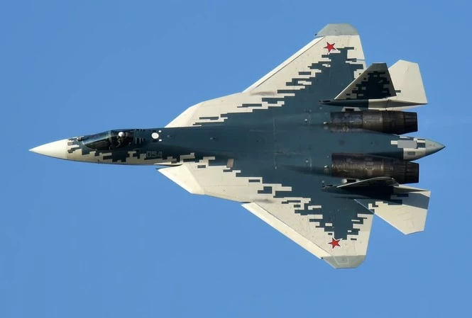 Tiêm kích tàng hình Su-57 của quân đội Nga.