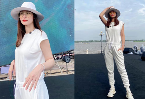 Đông Nhi tái xuất sân khấu sau thời gian nghỉ sinh con, nhưng vẫn không quên nhiệm vụ chính là mẹ bỉm sữa