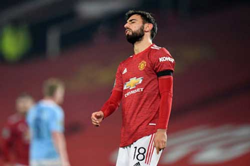 Thống kê sốc: Bruno Fernandes mất hút khi đối đầu Big Six