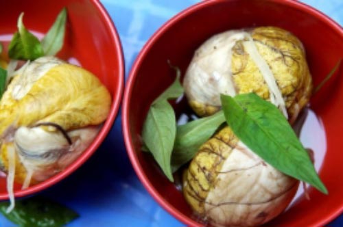 Cách ăn trứng vịt lộn tăng cường sinh lực