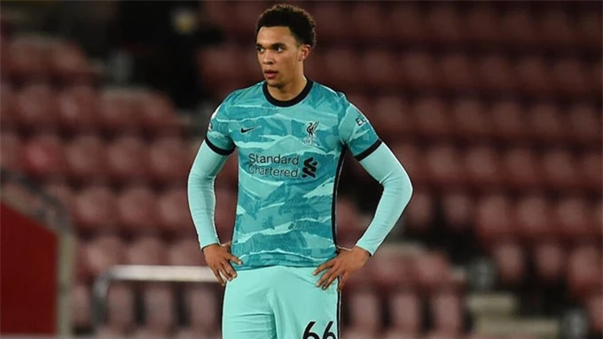 Alexander-Arnold đã có một trận đấu tệ hại trước Southampton và anh cần được nghỉ ngơi hợp lý hơn