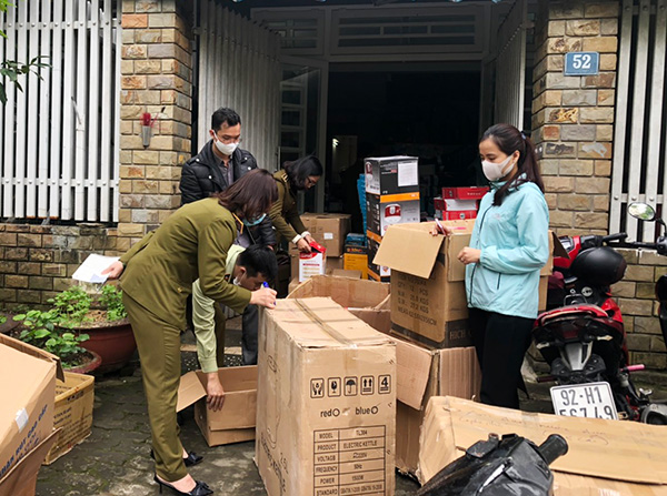 Đà Nẵng: Tạm giữ hơn 1.400 sản phẩm hàng tiêu dùng Trung Quốc không có hóa đơn, chứng từ