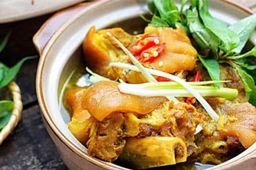 Mẹ nấu canh măng nấu giả cầy, cả nhà ai cũng thích mê