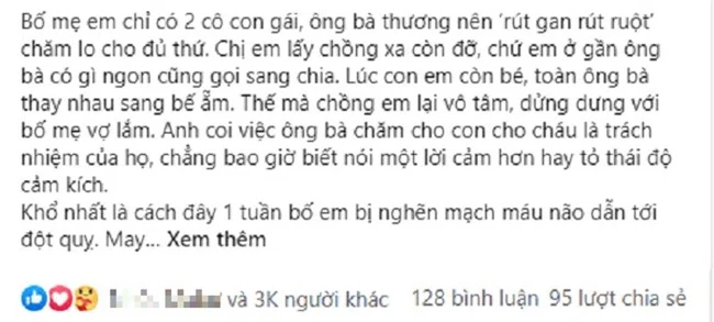 Bố vợ ngã bệnh thiếu tiền phẫu thuật mà chồng tuyên bố: “Cấm động vào tiền của tôi” nhưng chỉ 30 phút sau anh hoảng hồn trước việc cô làm - Ảnh 1.