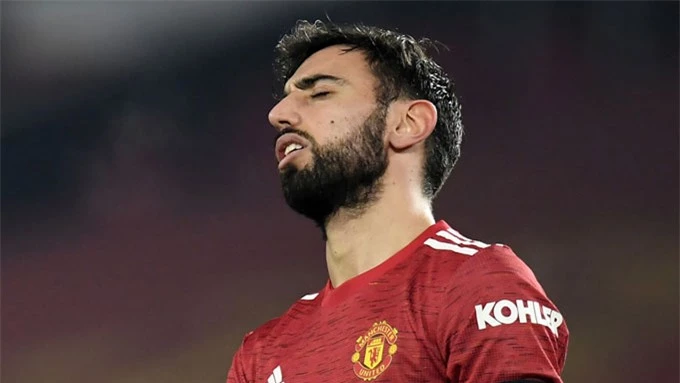 Bruno Fernandes mệt mỏi sẽ khiến Man United sa sút