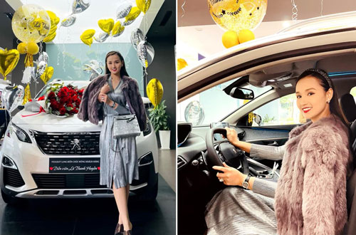 Lã Thanh Huyền tậu thêm xế hộp hạng sang nhân dịp đón năm mới 2021