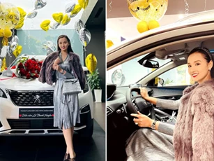 Lã Thanh Huyền tậu thêm xế hộp hạng sang nhân dịp đón năm mới 2021