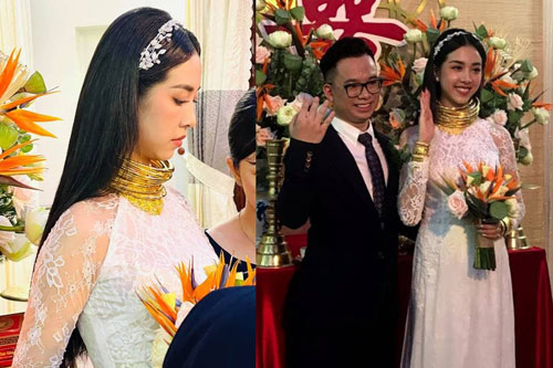 Không chỉ là 13 cây vàng, Á hậu Thúy An và ông xã đại gia còn được bố mẹ chồng tặng một căn biệt thự