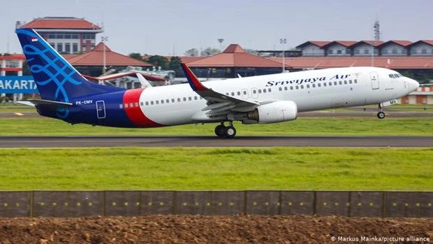 Một chiếc máy bay Boeing 737 của Sriwijaya Air đã mất tích hôm 9/1. (Nguồn: DW)