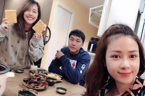 Mũi trưởng Long hội ngộ Hậu Hoàng và Dương Hoàng Yến tại Hà Nội