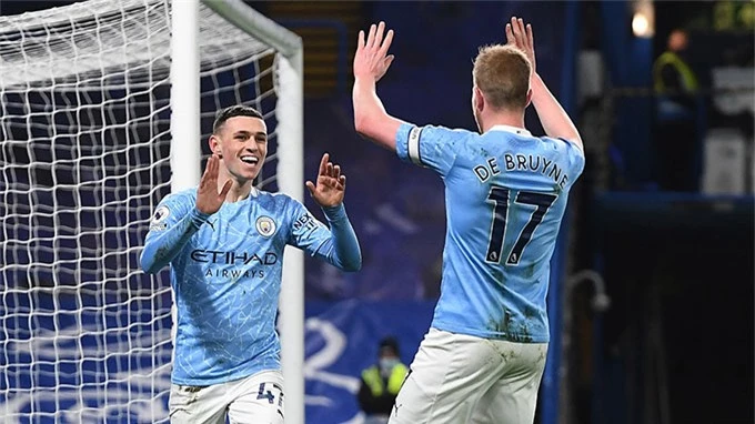 Dias và De Bruyne đang giúp Pep giải quyết khâu ghi bàn khi Aguero vắng mặt