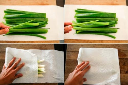 Mách bạn cách bảo quản hành lá tươi lâu