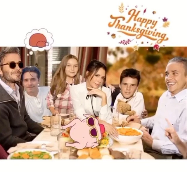 Gia đình Beckham nổi bật khi đi ăn trưa tại Miami - 8