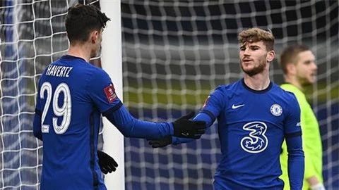 Chelsea vs Moracambe: Havertz và Werner cùng ghi bàn, Lampard đắc thắng đập tan chỉ trích