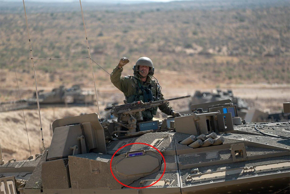 Xe tăng Merkava của Israel được trang bị phiên bản tiên tiến của hệ thống phòng vệ chủ động Trophy. Ảnh: TASS.