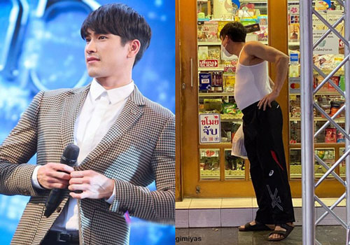 Tài tử số 1 đất Thái Lan: Bị bạn gái "dìm hàng", lộ bụng bia như ông chú trung niên