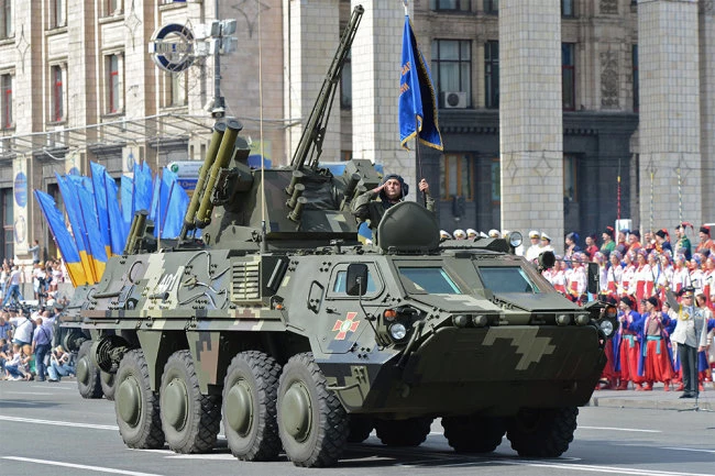 Xe bọc thép chở quân BTR-4E của Quân đội Ukraine. Ảnh: Defense Express.