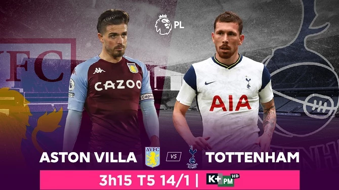 Tottenham chạm trán Aston Villa