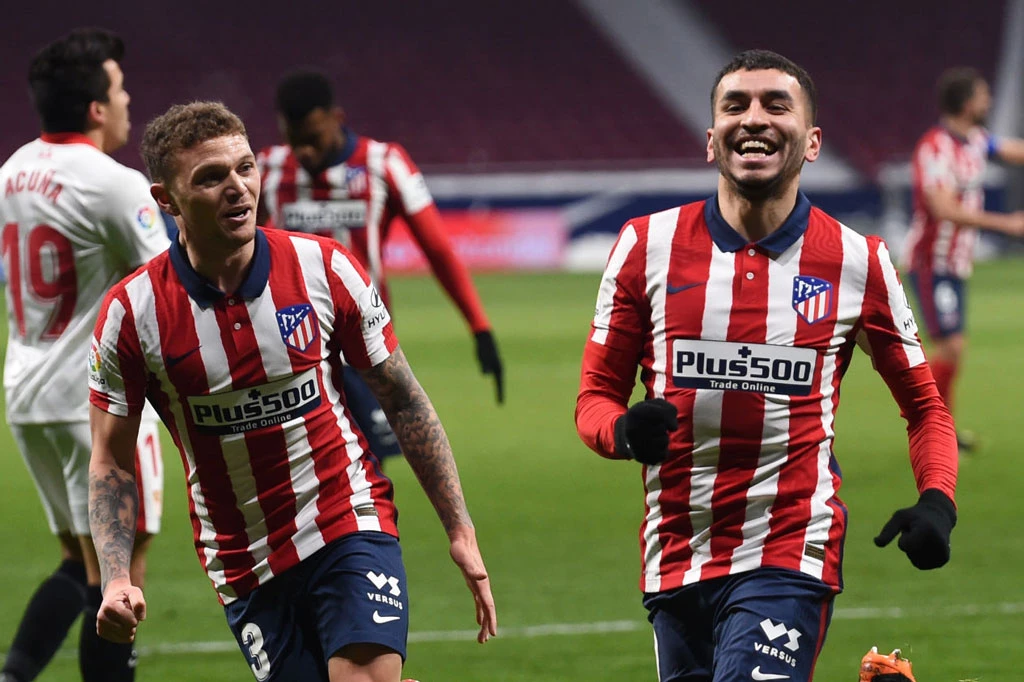 Atletico xây chắc ngôi đầu.