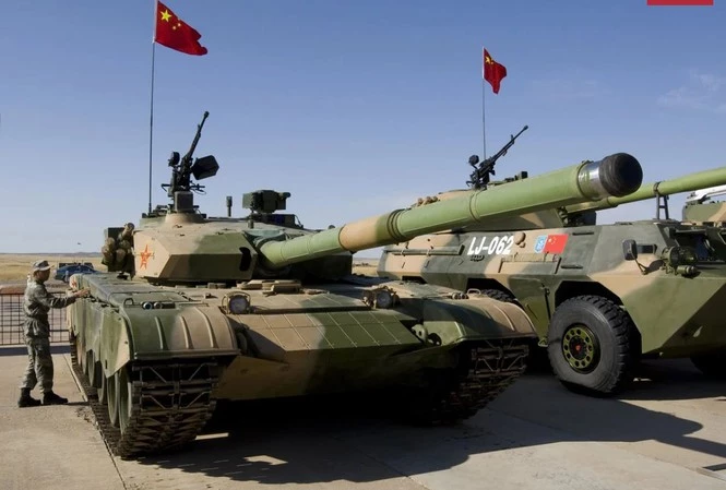 Xe tăng Type 99 của quân đội Trung Quốc.