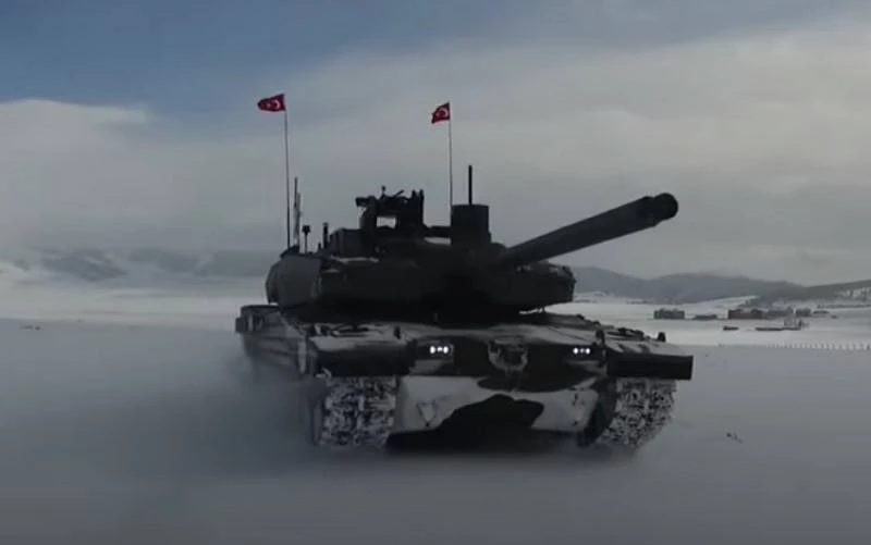 Xe tăng chiến đấu chủ lực Altay của Thổ Nhĩ Kỳ. Ảnh: Topwar.