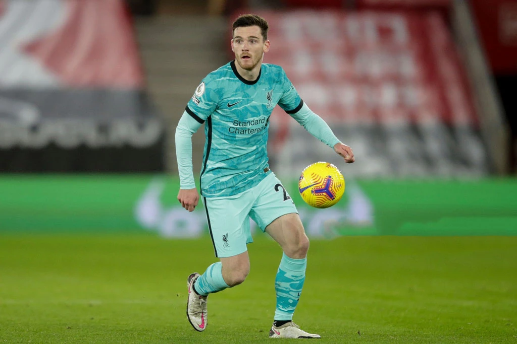 Hậu vệ trái: Andy Robertson (Liverpool).