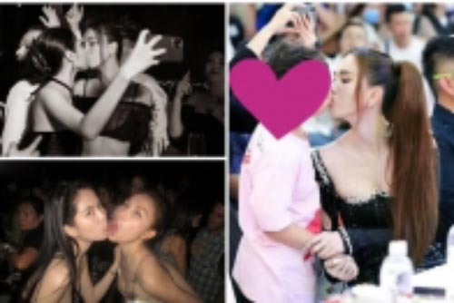 Những nụ hôn phản cảm, gây tranh cãi của Ngọc Trinh