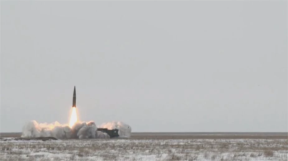 Tên lửa đạn đạo chiến thuật Iskander-M của Nga. Ảnh: TASS.