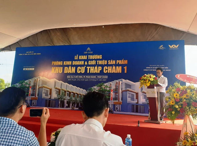 Khu dân cư Tháp Chàm 1, TP Phan Rang - Tháp Chàm, tỉnh Ninh Thuận chưa đủ điều kiện kinh doanh bất động sản nhưng nhiều sàn đã rao bán. Khu dân cư Tháp Chàm 1, TP Phan Rang - Tháp Chàm, tỉnh Ninh Thuận chưa đủ điều kiện kinh doanh bất động sản nhưng nhiều sàn đã rao bán.