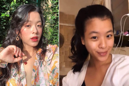 Con gái út NSƯT Chiều Xuân tự tin khoe mặt mộc