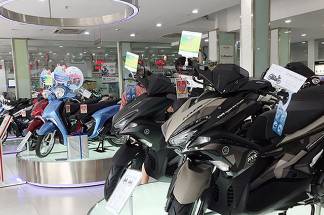 Tiêu thụ xe máy ở Việt Nam ngày càng giảm