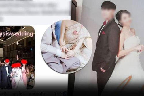 Nhìn đám cưới của người khác trên Facebook và nhận ra chú rể là chồng mình