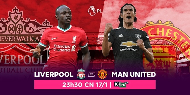 Đại chiến Ngoại hạng Anh giữa hai người khổng lồ Manchester United vs. Liverpool, trực tiếp trên VTVcab ON