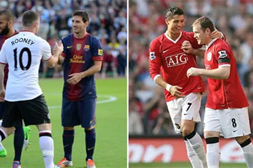 Ronaldo và Messi từng nói gì về Rooney?