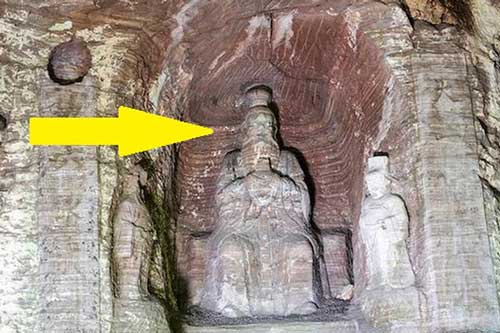 Phát hiện bức tượng tinh xảo trên vách núi: Đây chính là nhân vật trong phim "Tây Du Ký"!