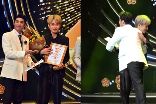 Bị Jack vượt mặt tại Mai vàng, Noo Phước Thịnh ghi điểm khi vỗ vai, ôm chầm chúc mừng 'đàn em'