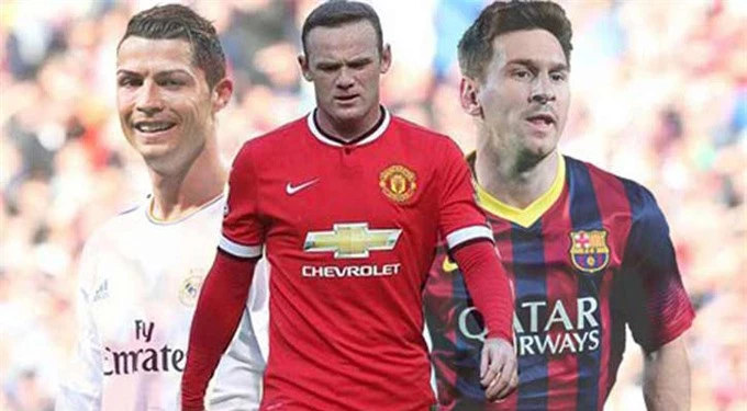 Dù có xuất phát điểm tốt hơn nhưng Rooney lại không có được sự nghiệp thành công như Ronaldo và Messi