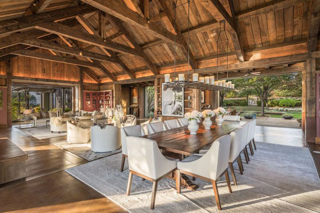 Cận cảnh biệt thự gỗ trên đồi giá 18,5 triệu USD