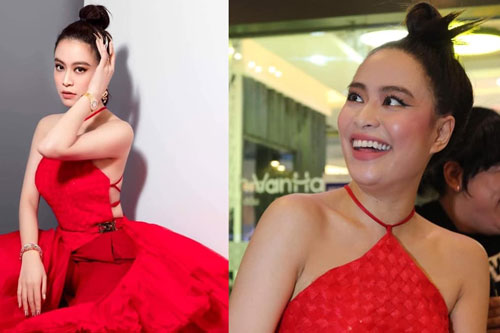 Lỡ lọt vào ống kính của 'team qua đường', Hoàng Thùy Linh gây 'hoang mang cực độ' vì nhan sắc 'siêu hài'