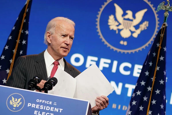 Tổng thống đắc cử Mỹ - Joe Biden.