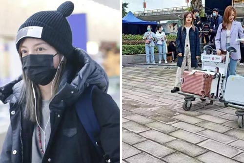 'Én nhỏ' Triệu Vy bị nghi ngờ chuyện tình cảm gặp vấn đề khi lộ diện mệt mỏi, buồn bã