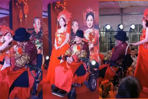 Yêu nhau thật lòng, thầy thuốc 80 tuổi ngồi xe lăn cưới học trò kém 38 tuổi