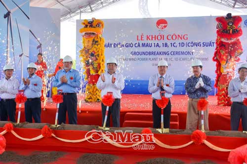Khởi công Nhà máy điện gió 10.000 tỷ đồng