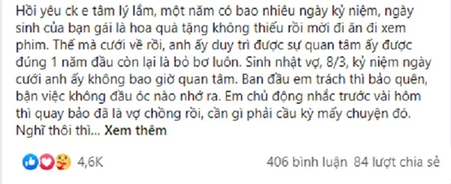 Sinh nhật vợ, chồng không tặng quà còn mắng bày đặt nhưng chứng kiến màn “tất tay” của cô vài tiếng sau anh cũng đủ tê tái cõi lòng - Ảnh 1.