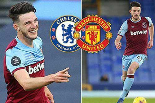 M.U và Chelsea chưa bao giờ liên hệ với Rice