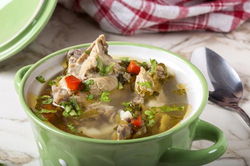 Canh gà nấu gừng, ấm lòng ngày đông